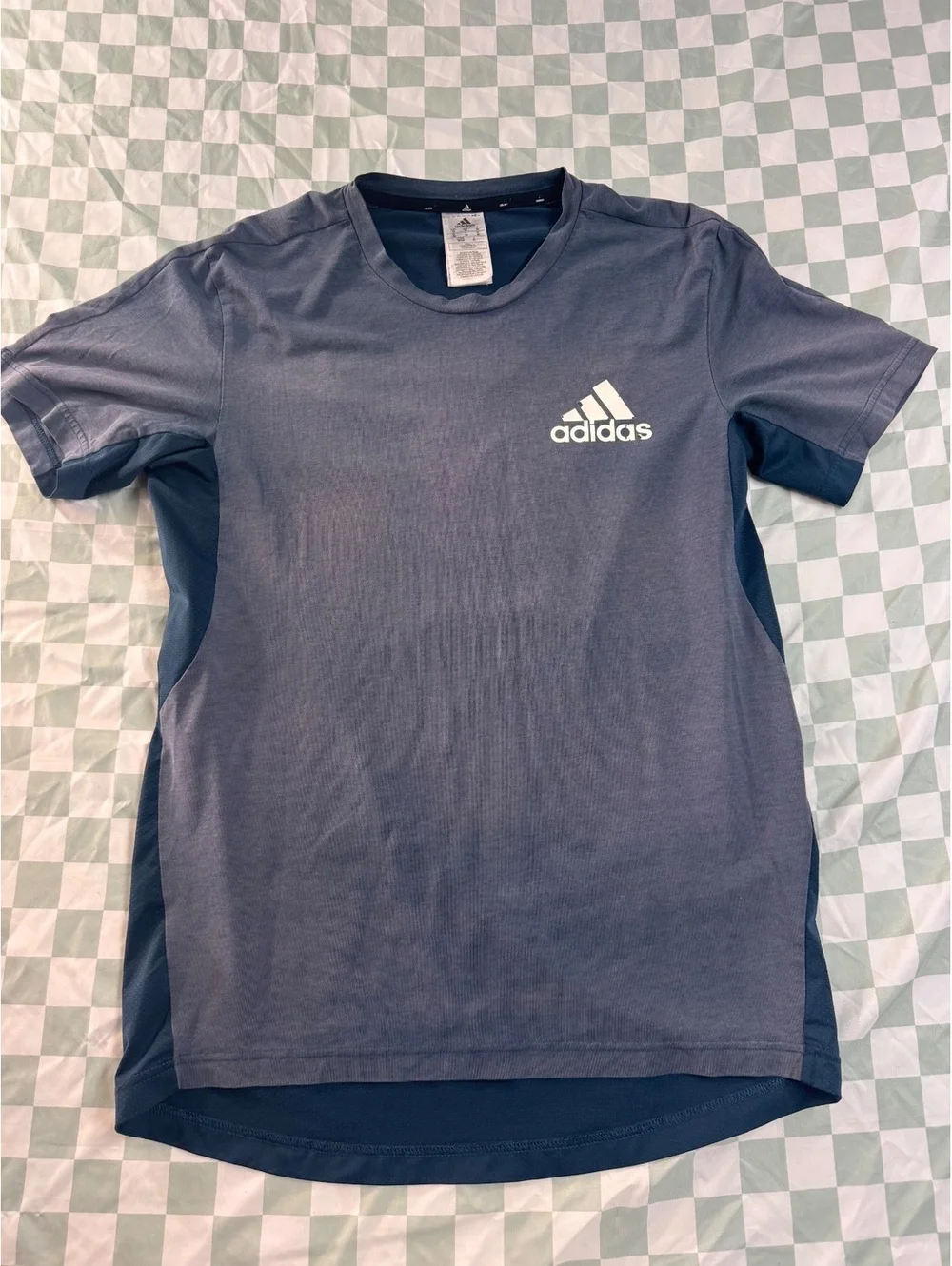Adidas Aeroready Men's Medium Blue Athletic T-Shirt